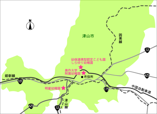 津山市地図